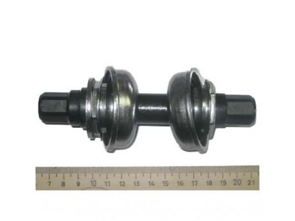 Купить  Вал каретки в сборе ВМХ с подшипниками и чашками (6 гранный) 140 mm Вело (ком) (R4 купить с доставкой по Москве и России, цена, технические характеристики, комплектация фото  - motoserp.ru