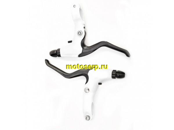 Купить  Рычаги тормоза металл SPORT белые Вело.(пар) (Бар VB 51 white (Бар VB 51 blue (Бар VB 51 light blue (R4 (Дан (Золотник 3122628-4 купить с доставкой по Москве и России, цена, технические характеристики, комплектация фото  - motoserp.ru