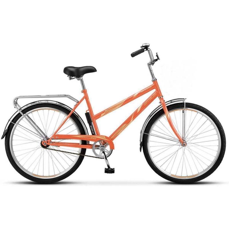 Купить  ====26" STELS NAVIGATOR-210 (Lady) (Стелс Навигатор-210) (Жен) 26"; 1ск; рама-сталь; тормоз-ножной; вилка стальная-жесткая (шт) купить с доставкой по Москве и России, цена, технические характеристики, комплектация фото  - motoserp.ru