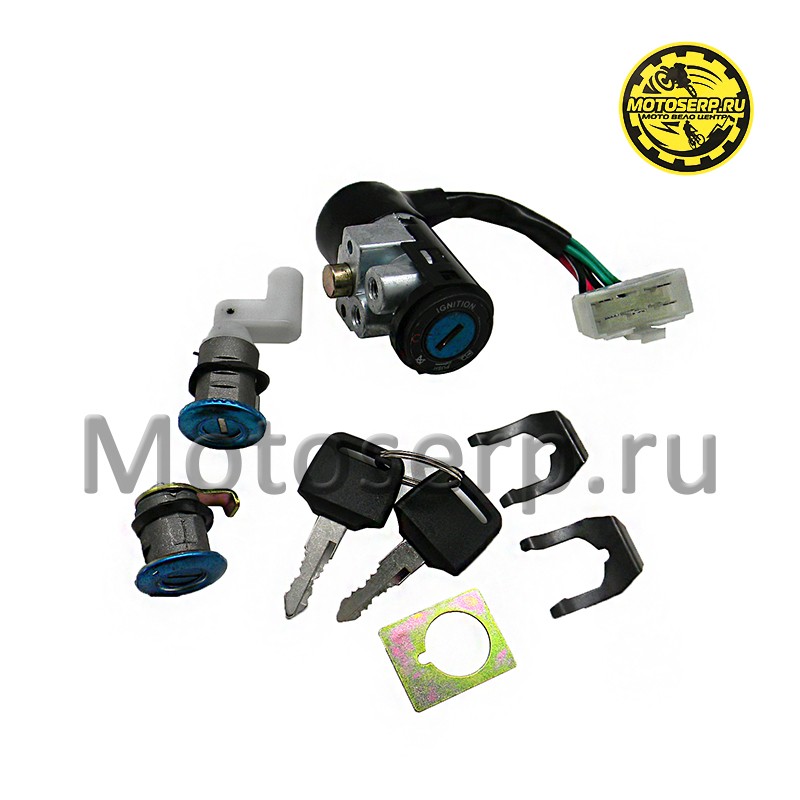 Купить  Замок зажигания (комплект замков) Honda DIO 5-конт (ком) (ML 3697 (R1 (TATA 10000648 купить с доставкой по Москве и России, цена, технические характеристики, комплектация фото  - motoserp.ru