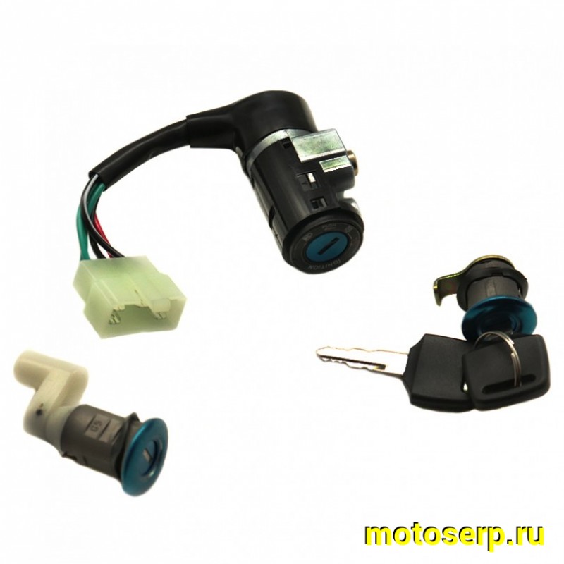 Купить  Замок зажигания (комплект замков) Honda DIO 5-конт (ком) (ML 3697 (R1 (TATA 10000648 купить с доставкой по Москве и России, цена, технические характеристики, комплектация фото  - motoserp.ru