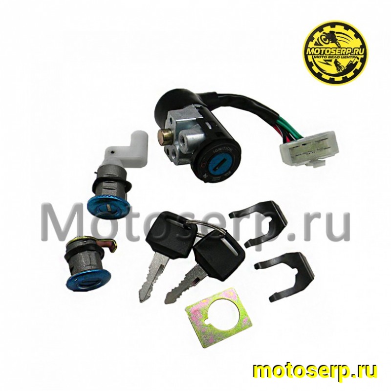 Купить  Замок зажигания (комплект замков) Honda DIO 5-конт (ком) (ML 3697 (R1 (TATA 10000648 купить с доставкой по Москве и России, цена, технические характеристики, комплектация фото  - motoserp.ru
