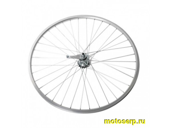 Купить  Колесо 26" одинарное заднее алюминий в сборе со втулкой (китайская втулка) 1скор. Вело (шт) (Дан (R4 (VL 3062602  купить с доставкой по Москве и России, цена, технические характеристики, комплектация фото  - motoserp.ru