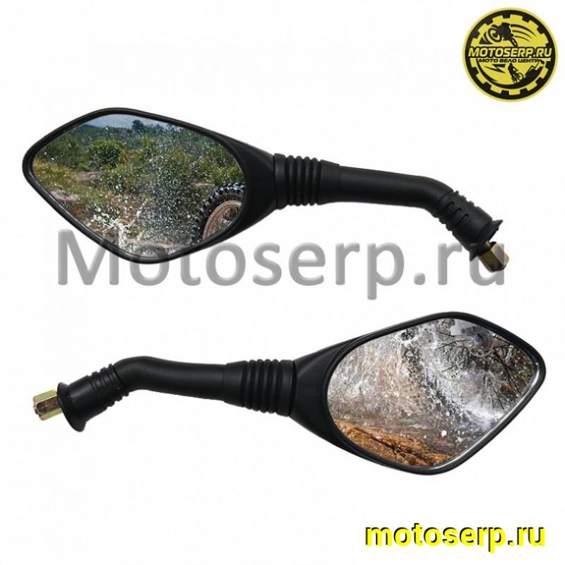 Купить  Зеркала (d-8mm, прав резьба) овал лепесток Storm INDIGO (6001) Зип, Flash и др (пар) (R1 (Дан (R2 купить с доставкой по Москве и России, цена, технические характеристики, комплектация фото  - motoserp.ru