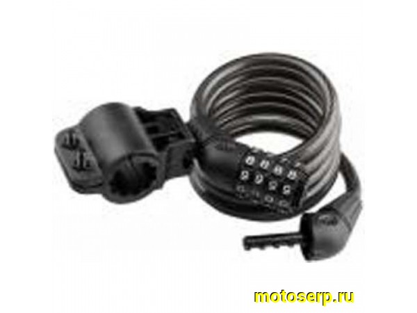 Купить  Замок (трос) противоугонный 12*1000mm  с кодовым замком СМЕННЫЙ код Вело (шт)  (Бар 101.562  (Велом 540015 (Дан (ML 4794 (Грат Вест 088206 купить с доставкой по Москве и России, цена, технические характеристики, комплектация фото  - motoserp.ru