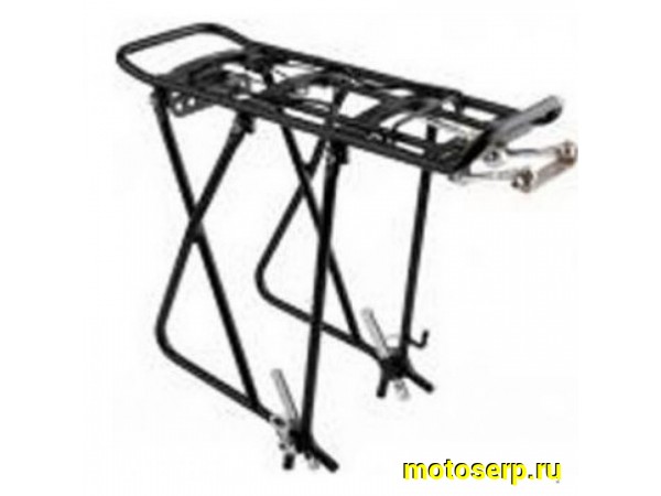 Купить  Багажник 24"-28" ALL  сварной регулируемый под любой тормоз Вело (шт)  (Бар  YL-LA 7010R (Велом 010012 (R4 (Дан (R5 YS-8J-BK (Золотник 3254047-1 купить с доставкой по Москве и России, цена, технические характеристики, комплектация фото  - motoserp.ru