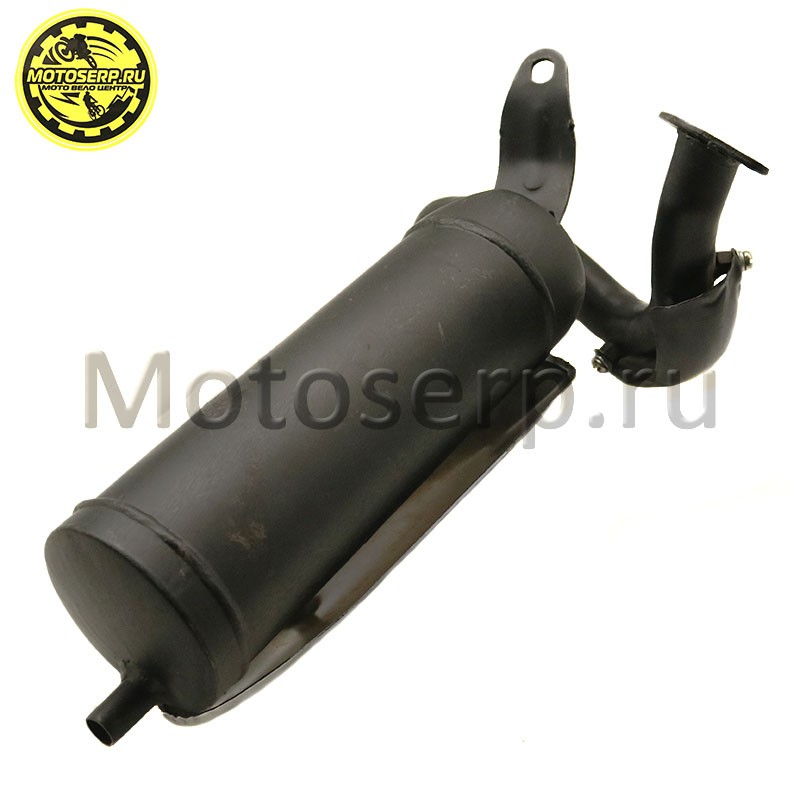 Купить  Глушитель в сборе 1P43QMB 2так Актив, Gelli, Suzuki RAN, TB-50 (шт) (R1 купить с доставкой по Москве и России, цена, технические характеристики, комплектация фото  - motoserp.ru