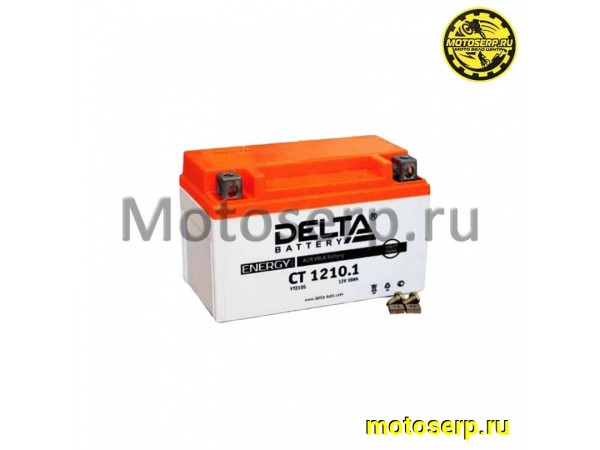 Купить  Аккумулятор 12в 10а (150х87х93) YTX12-BS, СТ1210.1  (низкий) Тайвань Delta (шт)  (Алькор CT 1210.1 (Энерг CT 1210.1 купить с доставкой по Москве и России, цена, технические характеристики, комплектация фото  - motoserp.ru