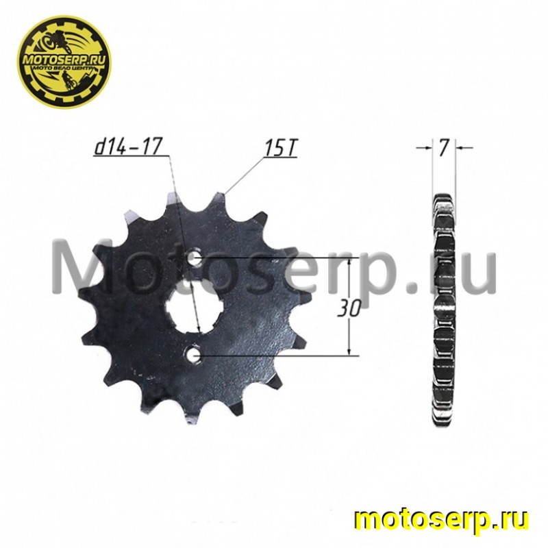 Купить  Звезда ведущая (420-15) 139FMB-154FMH ALPHA Альфа Delta-50 и др. (шт) (Дан (TATA 10221848 (ML 3092 купить с доставкой по Москве и России, цена, технические характеристики, комплектация фото  - motoserp.ru