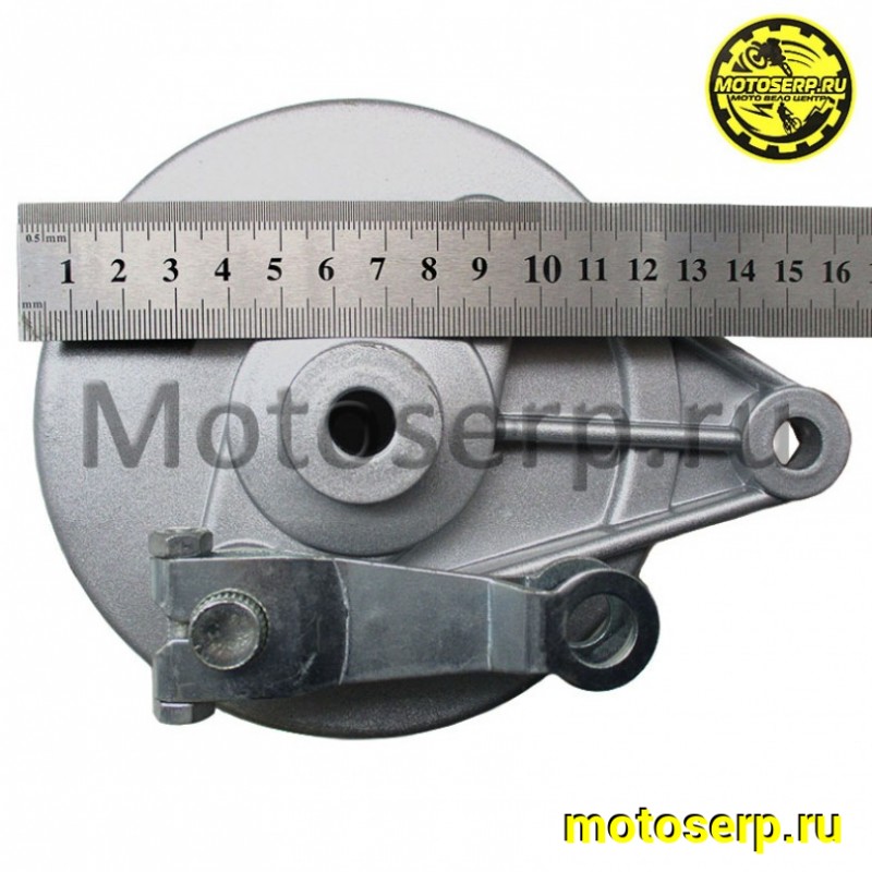 Купить  Барабан тормозной (анкер, ступица) задний Delta, Alpha,Альфа (D110mm) (шт) (Дан купить с доставкой по Москве и России, цена, технические характеристики, комплектация фото  - motoserp.ru