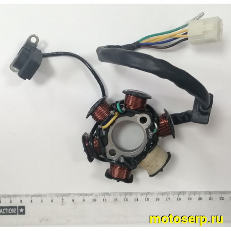 Купить  Генератор (статор, зажигание) 6кат (4+1) Ирбис ATV50; MM Storm INDIGO и др  (шт) (MM 22198 (R1 (R2  купить с доставкой по Москве и России, цена, технические характеристики, комплектация фото  - motoserp.ru
