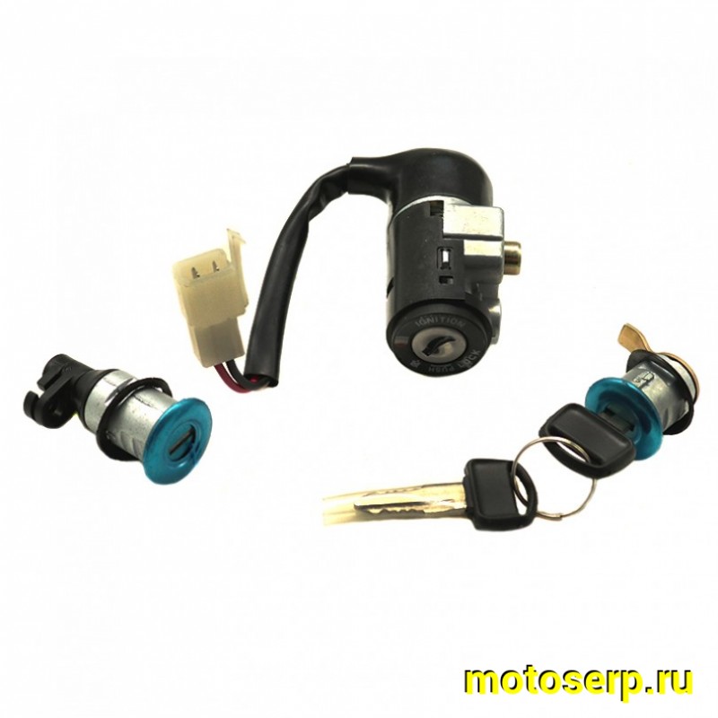 Купить  Замок зажигания (комплект замков) Honda DIO AF35 (2х прводн) (комп) (R1 (MT Z-1001 купить с доставкой по Москве и России, цена, технические характеристики, комплектация фото  - motoserp.ru
