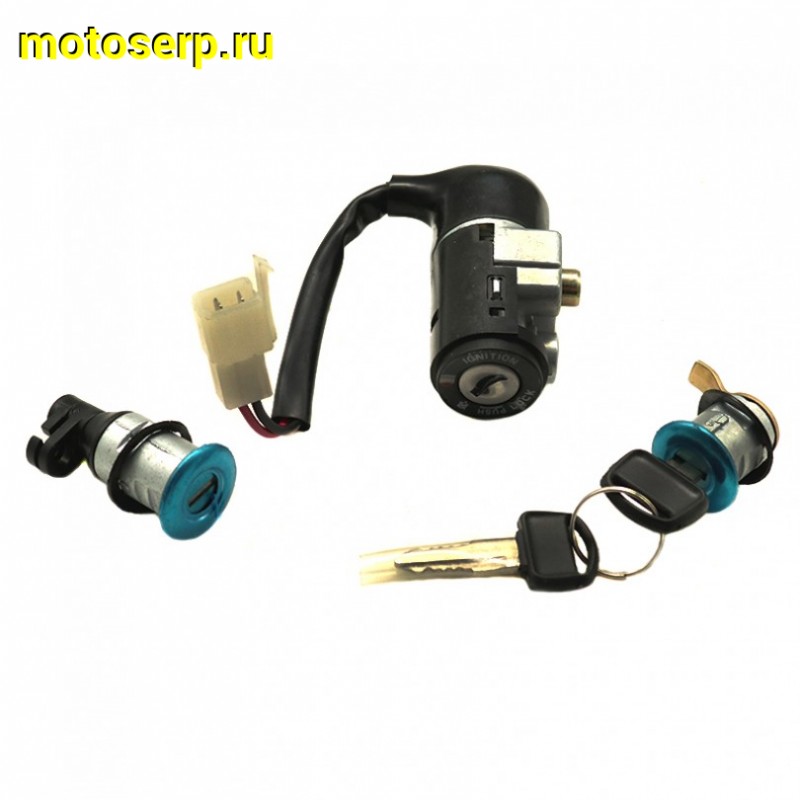 Купить  Замок зажигания (комплект замков) Honda DIO AF35 (2х прводн) (комп) (R1 (MT Z-1001 купить с доставкой по Москве и России, цена, технические характеристики, комплектация фото  - motoserp.ru