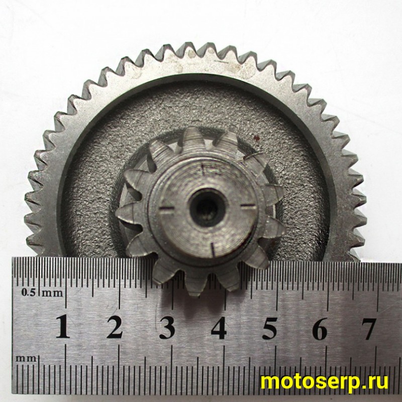 Купить  Шестерня - вал редуктора промежуточный  1E52QMG 100cc Tactic 100 (шт) (R1 купить с доставкой по Москве и России, цена, технические характеристики, комплектация фото  - motoserp.ru