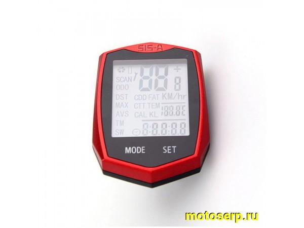 Купить  Велокомпьютер беспроводной 515C с подсветкой Вело (шт) (ML 6043 (MT A-915 купить с доставкой по Москве и России, цена, технические характеристики, комплектация фото  - motoserp.ru