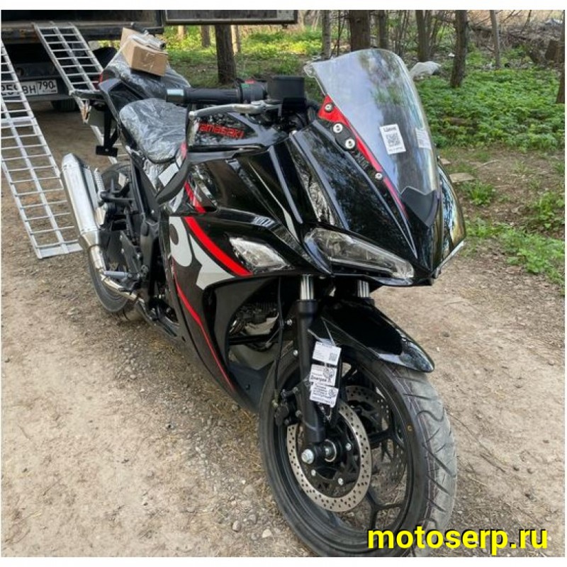 Купить  Мопед YAMASAKI SCORPION RS 2025г. рестайлинг, 4Т; 50cc; колеса 17"литые; 4пер, эл. старт; ЧЕРНЫЙ (шт) 01250 купить с доставкой по Москве и России, цена, технические характеристики, комплектация фото  - motoserp.ru