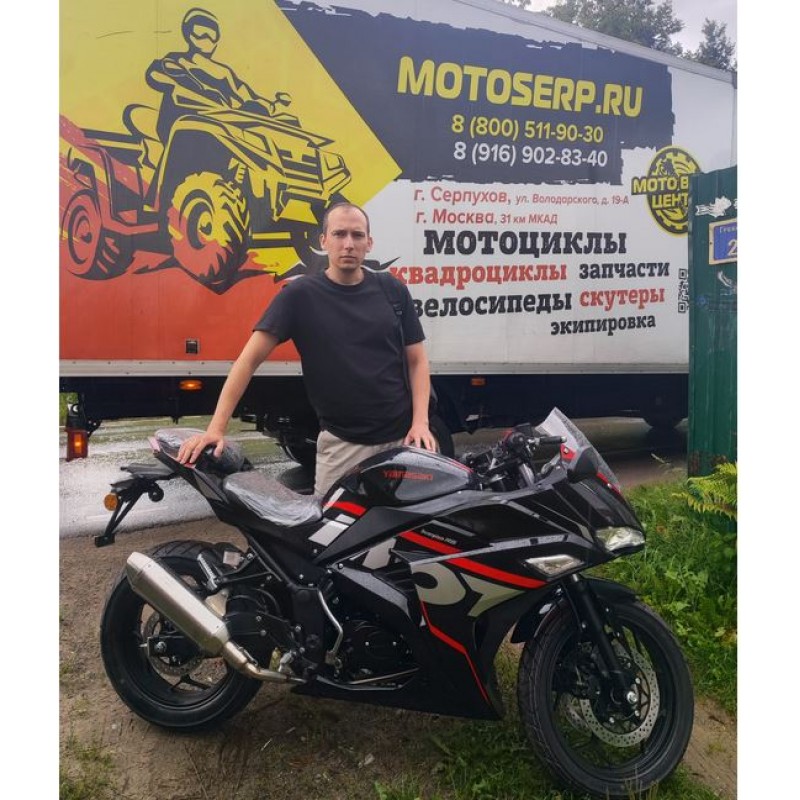 Купить  Мопед YAMASAKI SCORPION RS рестайлинг,  2025г. 4Т; 50cc; колеса 17"литые; 4пер, эл. старт;  (шт) 01250 купить с доставкой по Москве и России, цена, технические характеристики, комплектация фото  - motoserp.ru