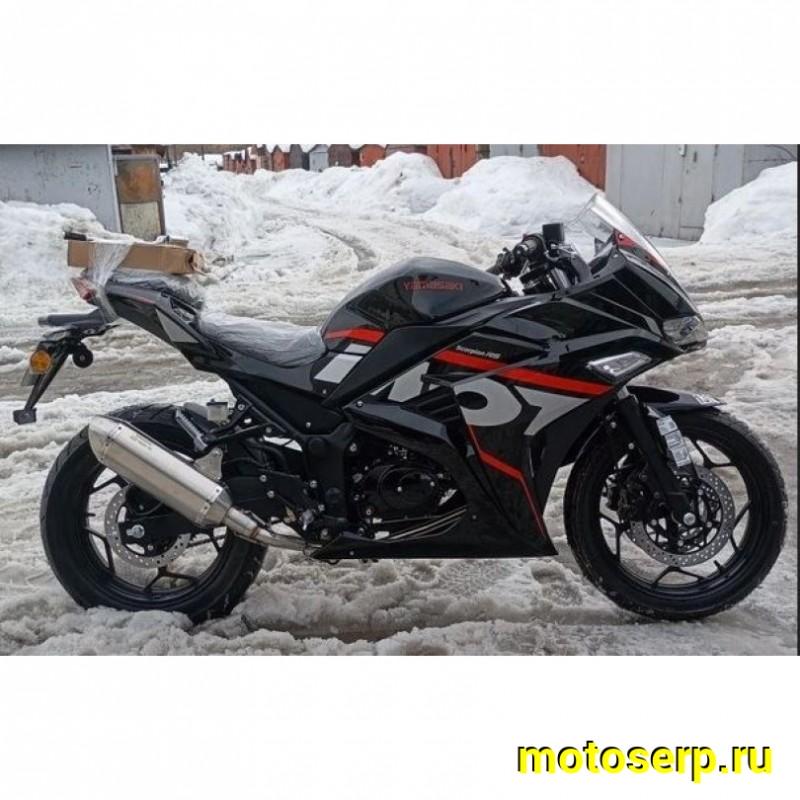 Купить  Мопед YAMASAKI SCORPION RS 2025г. рестайлинг, 4Т; 50cc; колеса 17"литые; 4пер, эл. старт; ЧЕРНЫЙ (шт) 01250 купить с доставкой по Москве и России, цена, технические характеристики, комплектация фото  - motoserp.ru