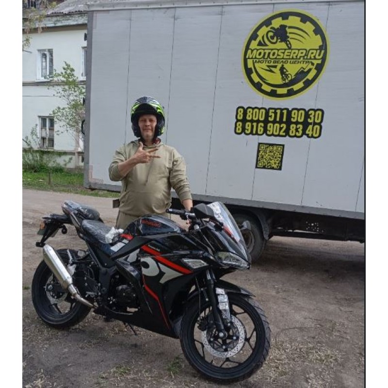 Купить  Мопед YAMASAKI SCORPION RS рестайлинг,  2025г. 4Т; 50cc; колеса 17"литые; 4пер, эл. старт;  (шт) 01250 купить с доставкой по Москве и России, цена, технические характеристики, комплектация фото  - motoserp.ru