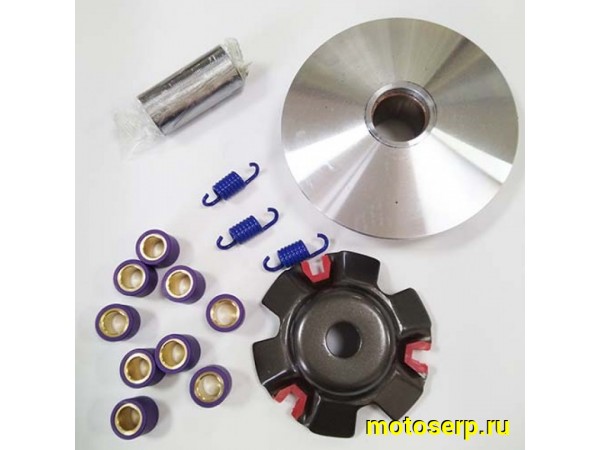 Купить  Вариатор передний 157QMJ 152QMI 150-125cc в сборе ТЮНИНГ (Щека D-114mm, втулка d-24mm) (шт) (TATA 1000480 (MOTO-SKUTER 4457 купить с доставкой по Москве и России, цена, технические характеристики, комплектация фото  - motoserp.ru