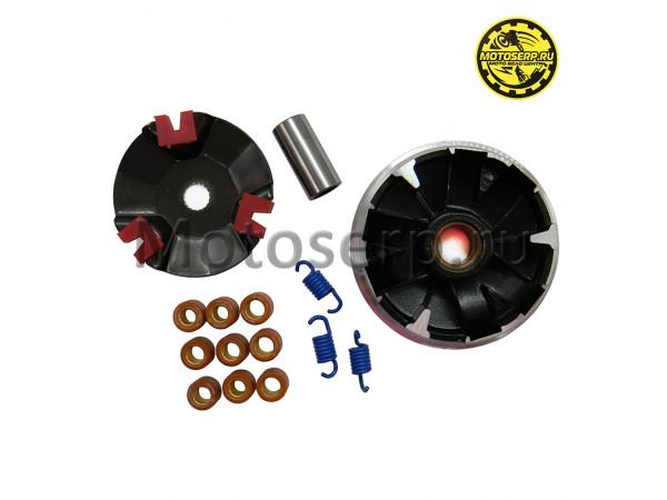 Купить  Вариатор передний Yamaha JOG-50 ТЮНИНГ "DLH" (Щека D-100mm, втулка d-18mm) (шт) (R1 купить с доставкой по Москве и России, цена, технические характеристики, комплектация фото  - motoserp.ru