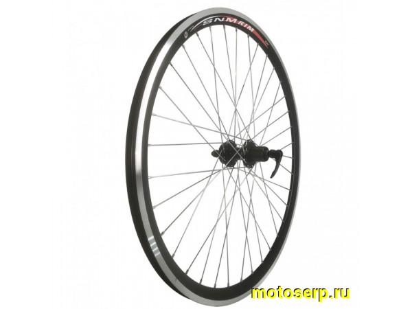 Купить  Колесо 26" двойное заднее под кассету, Disk  с креплен диска на втулке Вело (шт) (R4 (R5 26.06.ЗДК (26RCSDS) (Золотник 3062602-5 купить с доставкой по Москве и России, цена, технические характеристики, комплектация фото  - motoserp.ru