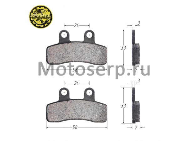 Купить  Колодки тормозные диск TTR125 (передн.), TTR110 (передн.) и др (пар) (R1 (TATA 16104381 (Мир 36967 (MM 29212 (ML 5309  купить с доставкой по Москве и России, цена, технические характеристики, комплектация фото  - motoserp.ru