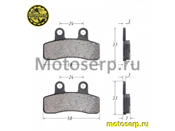 Купить  Колодки тормозные диск TTR125 (передн.), TTR110 (передн.) и др (пар) (R1 (TATA 16104381 (Мир 36967 (MM 29212 (ML 5309  купить с доставкой по Москве и России, цена, технические характеристики, комплектация фото  - motoserp.ru