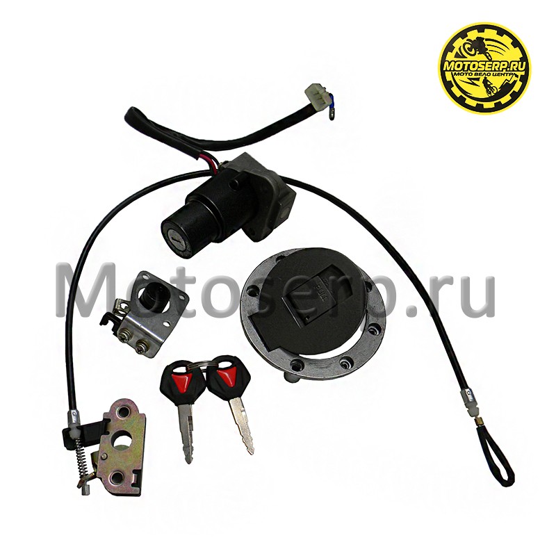 Купить  Замок зажигания (комплект замков) Cobra 125 (комп) (MM 21402 купить с доставкой по Москве и России, цена, технические характеристики, комплектация фото  - motoserp.ru