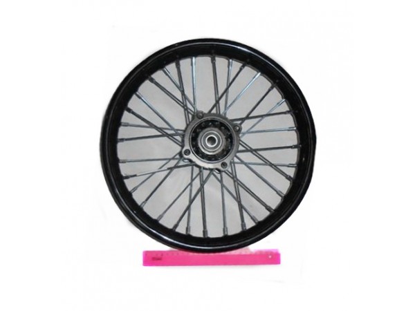 Купить  Колесо 14" заднее (диск колеса) спицованное 1.85-14" (d-12mm) TTR125, BSE PH10-125, KAYO (подшипник 6301) (шт) (MM 29047 (MM 89340 купить с доставкой по Москве и России, цена, технические характеристики, комплектация фото  - motoserp.ru