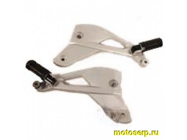 Купить  Подножка пассажира YM Cobra 50 и др с кронштейном (пар) (0 купить с доставкой по Москве и России, цена, технические характеристики, комплектация фото  - motoserp.ru