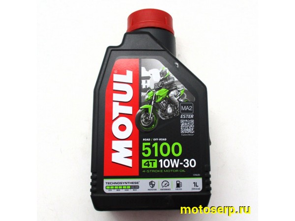 Купить  ====Масло MOTUL 5100 10W30 для мотоц и мопедов с мех к.п. 4 так.п/синт.1л (шт)  (0 купить с доставкой по Москве и России, цена, технические характеристики, комплектация фото  - motoserp.ru