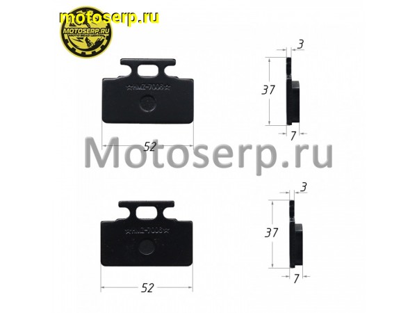 Купить  Колодки тормозные диск  Honda AF33M (передн.) (пар) (R1 (MM 27544 купить с доставкой по Москве и России, цена, технические характеристики, комплектация фото  - motoserp.ru