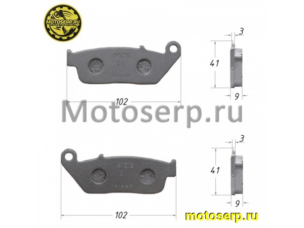 Купить  Колодки тормозные диск Patron Sport250 (передн.) (пар) (R1 купить с доставкой по Москве и России, цена, технические характеристики, комплектация фото  - motoserp.ru