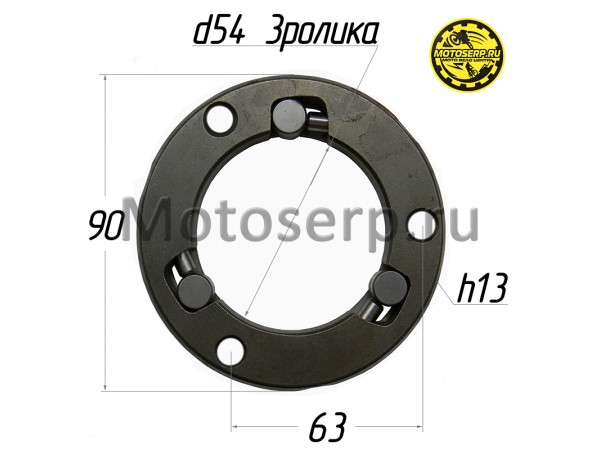 Купить  Муфта обгонная 156FMI-162FMM CG150/CB250  Hunter, Cobra 125, Bitrix (бендикс) 3ролика (шт) (MM 13109 (ML 6666 (ML 6668 купить с доставкой по Москве и России, цена, технические характеристики, комплектация фото  - motoserp.ru