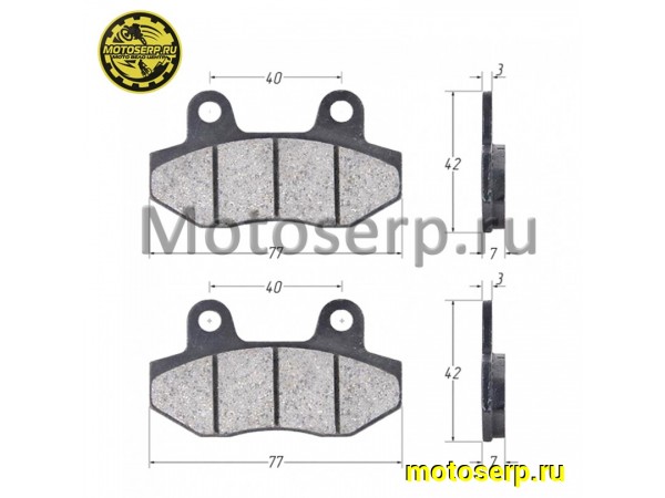 Купить  Колодки тормозные диск KAYO,TTR250-1,BSE125, ATHLETE, Honda LEAD,RADIUM300(перед) Scorpion YM, Cobra (пар) (MM 14907 (MT K-5072 (Кокурин купить с доставкой по Москве и России, цена, технические характеристики, комплектация фото  - motoserp.ru