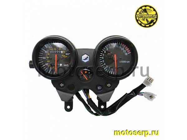 Купить  Спидометр (панель приборов) Cobra 125, Stels Delta 200, YM Yamasaki Leader-2 и др. (разметка до 160км/ч) (шт)  (MM 19343  купить с доставкой по Москве и России, цена, технические характеристики, комплектация фото  - motoserp.ru