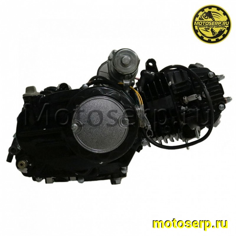 Купить  Двигатель  в сб. 125cc CAB 152FMI, 4Т, мех 4ск (N-1-2-3-4) С УХОМ, черный, Шторм Индиго и др. (шт) (MM 89355  купить с доставкой по Москве и России, цена, технические характеристики, комплектация фото  - motoserp.ru
