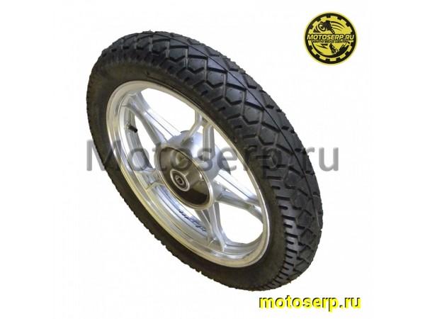 Купить  ====Колесо 16" заднее (диск колеса) литое 2,15-16" YM Cobra Leader Lizard и др.(с покрышкой) барабанный тормоз (шт) (0 купить с доставкой по Москве и России, цена, технические характеристики, комплектация фото  - motoserp.ru