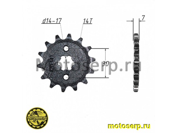 Купить  Звезда ведущая (428-14) 139FMB-154FMH ALPHA Delta,  АТV-50 4т (шт) (MM 15017 (ML 2400 (Дан (TATA 10221852 (MD 00001253 (ANKON 008539 купить с доставкой по Москве и России, цена, технические характеристики, комплектация фото  - motoserp.ru