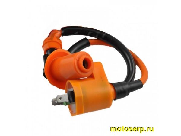 Купить  Катушка зажигания высоковольтная (бабина) Honda DIO, 139QMB,157QMJ,152QMI Nirvana. (угол 45&deg;) ТЮНИНГ (шт) (MOTO-SKUTER 5578 (ТАТА 10119672 купить с доставкой по Москве и России, цена, технические характеристики, комплектация фото  - motoserp.ru