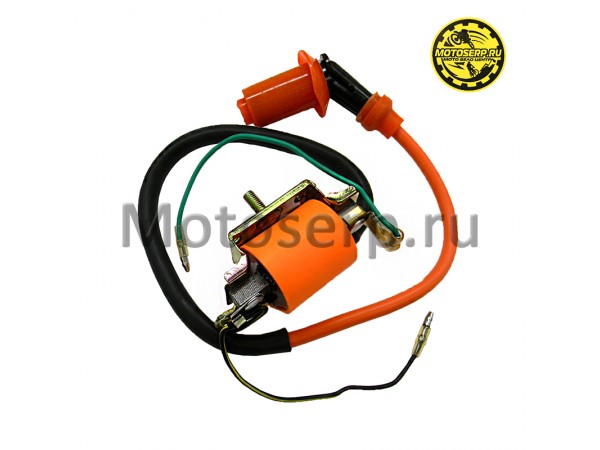 Купить  Катушка зажигания высоковольтная (бабина) Yamaha, Delta, R50, Storm, Basic и др ТЮНИНГ (шт) (R1 (Дан (MT K-734 купить с доставкой по Москве и России, цена, технические характеристики, комплектация фото  - motoserp.ru