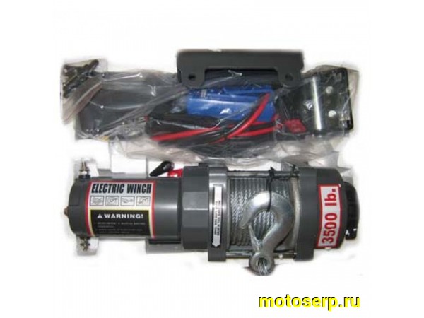 Купить  ЛЕБЕДКА электрич. для квадроциклов 12В EWP5000-C (2268 кг.) (+ БЛОК )  полный комплект (шт)  (MM 23649 (0 купить с доставкой по Москве и России, цена, технические характеристики, комплектация фото  - motoserp.ru