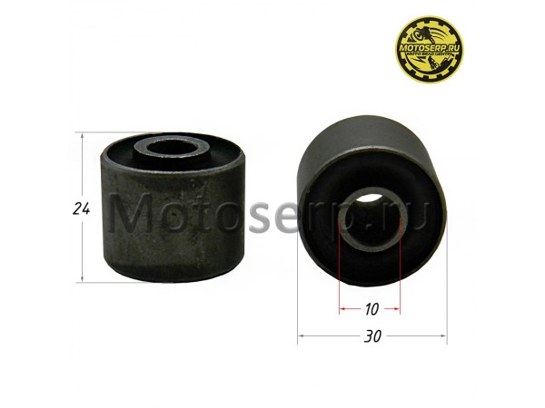 Купить  Сайлентблок (D-30mm, d-10mm, L-24/26mm) оси двиг  Suzuki Run, BM, Geelly (шт) (Ankon 022660 купить с доставкой по Москве и России, цена, технические характеристики, комплектация фото  - motoserp.ru