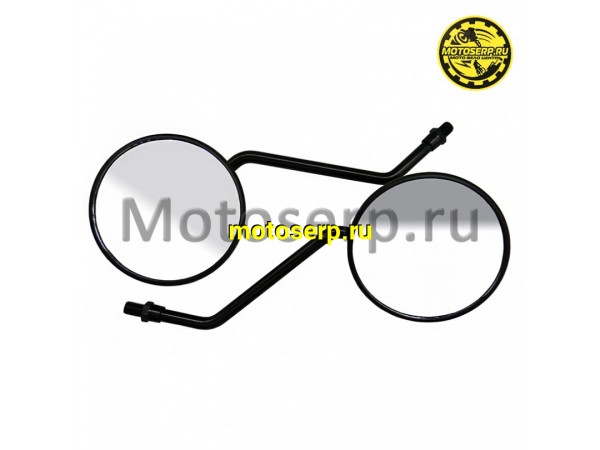 Купить  Зеркала (d-10mm, прав резьба) круглые Stels Enduro 400 Черные (пара)  (R1 (Дан купить с доставкой по Москве и России, цена, технические характеристики, комплектация фото  - motoserp.ru