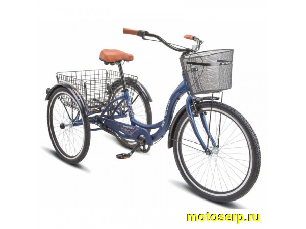 Купить  ====26" STELS ENERGY-III (Стелс Энерджи-3) 26"; 3ск планетарка; рама-алюмминий; тормоз-ножной/V-Brake; 2-корзины; на заказ (шт) купить с доставкой по Москве и России, цена, технические характеристики, комплектация фото  - motoserp.ru