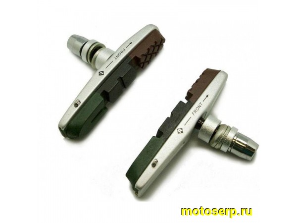 Купить  ====Колодки тормозные резьбовые V-Brake BARADINE MTB (ВСЕСЕЗОННЫЕ) (линейный тяговый картридж для экономичной замены, не входит в компле) Вело (пар) купить с доставкой по Москве и России, цена, технические характеристики, комплектация фото  - motoserp.ru