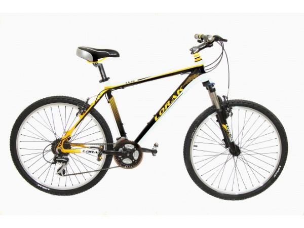 Купить  ====26" LORAK LX20 (Лорак Лх20) 26"; 24ск; рама-алюминий; тормоз-V-Brake; вилка Lorak 245 ALLOY100mm с регулировкой и блокировкой (шт) купить с доставкой по Москве и России, цена, технические характеристики, комплектация фото  - motoserp.ru