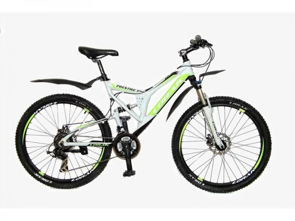 Купить  ====LORAK PRESTIGE 100 (Лорак Престиж 100) 26"; 21ск; рама-алюминий; тормоз-Disk; двухподвес; вилка Lorak ALLOY100mm с регулировкой и блокировкой (шт) купить с доставкой по Москве и России, цена, технические характеристики, комплектация фото  - motoserp.ru