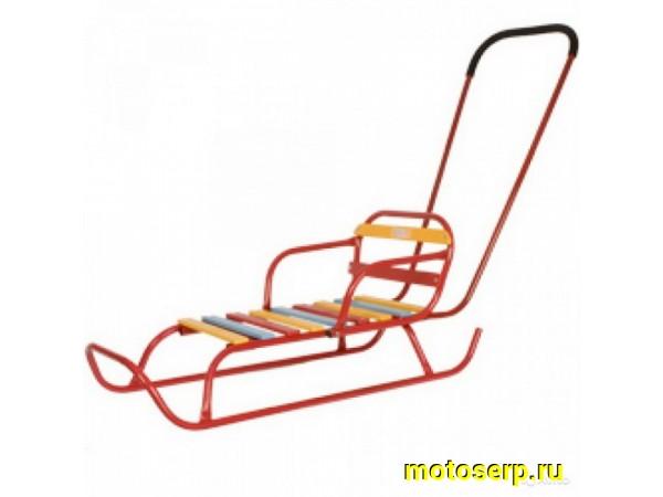 Купить  Санки метал. с ручкой длинные универсальн. Люкс (Тула) (шт) (0 купить с доставкой по Москве и России, цена, технические характеристики, комплектация фото  - motoserp.ru